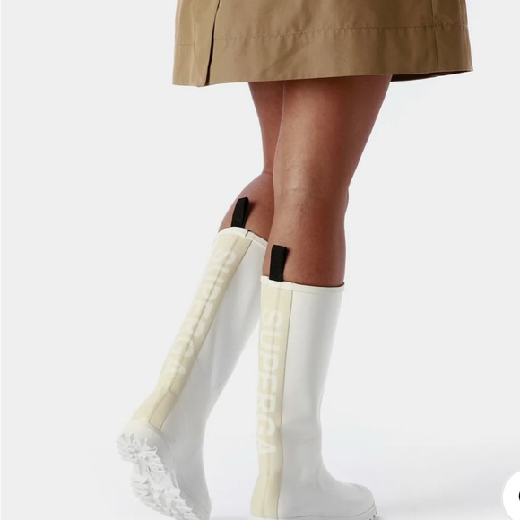 SUPERGA WOMENS 799 RUBBER BOOTS LETTERING WHITE - Picture 10 of 11